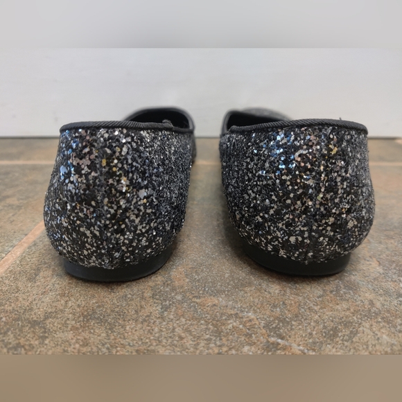 Pointed Toe Chunky Glitter Sparkle Flats - Picture 5 of 9